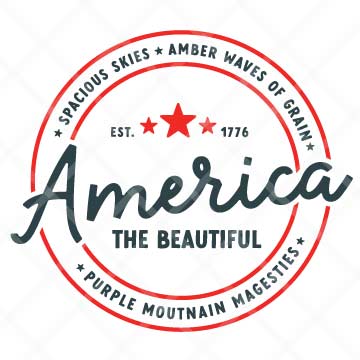 America Logo SVG Cut File