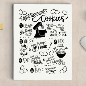 Cadbury Mini Egg Cookie Recipe SVG Cut File