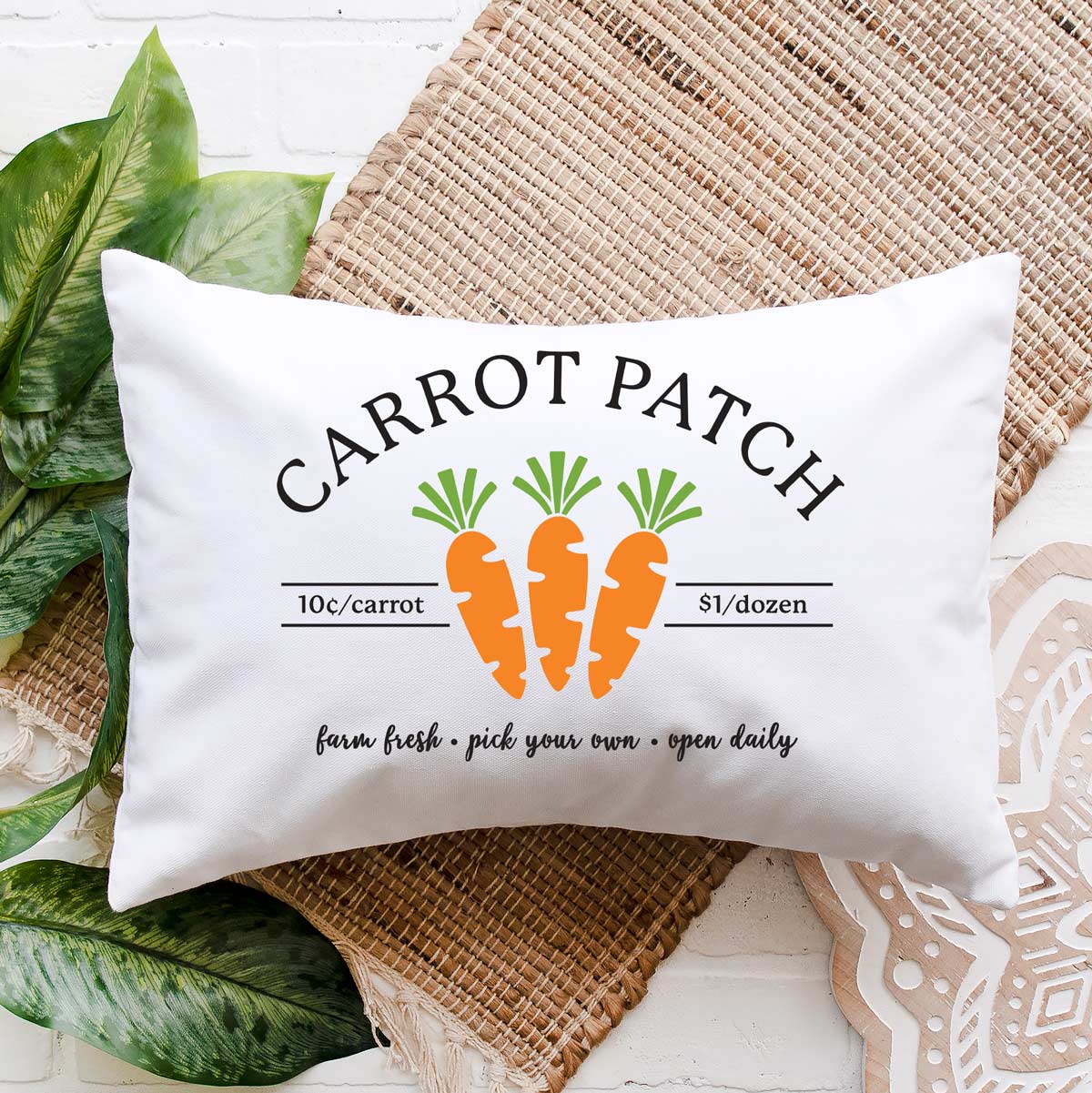 Carrot Patch SVG Cut File