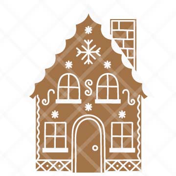 Gingerbread House SVG Cut File