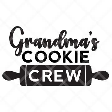 Grandma's Cookie Crew SVG Cut File