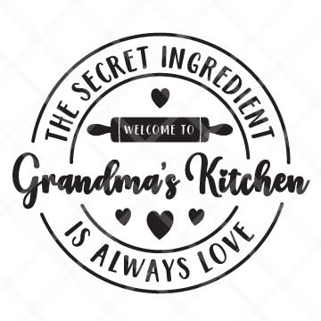 Welcome To Grandma's Kitchen SVG Cut File