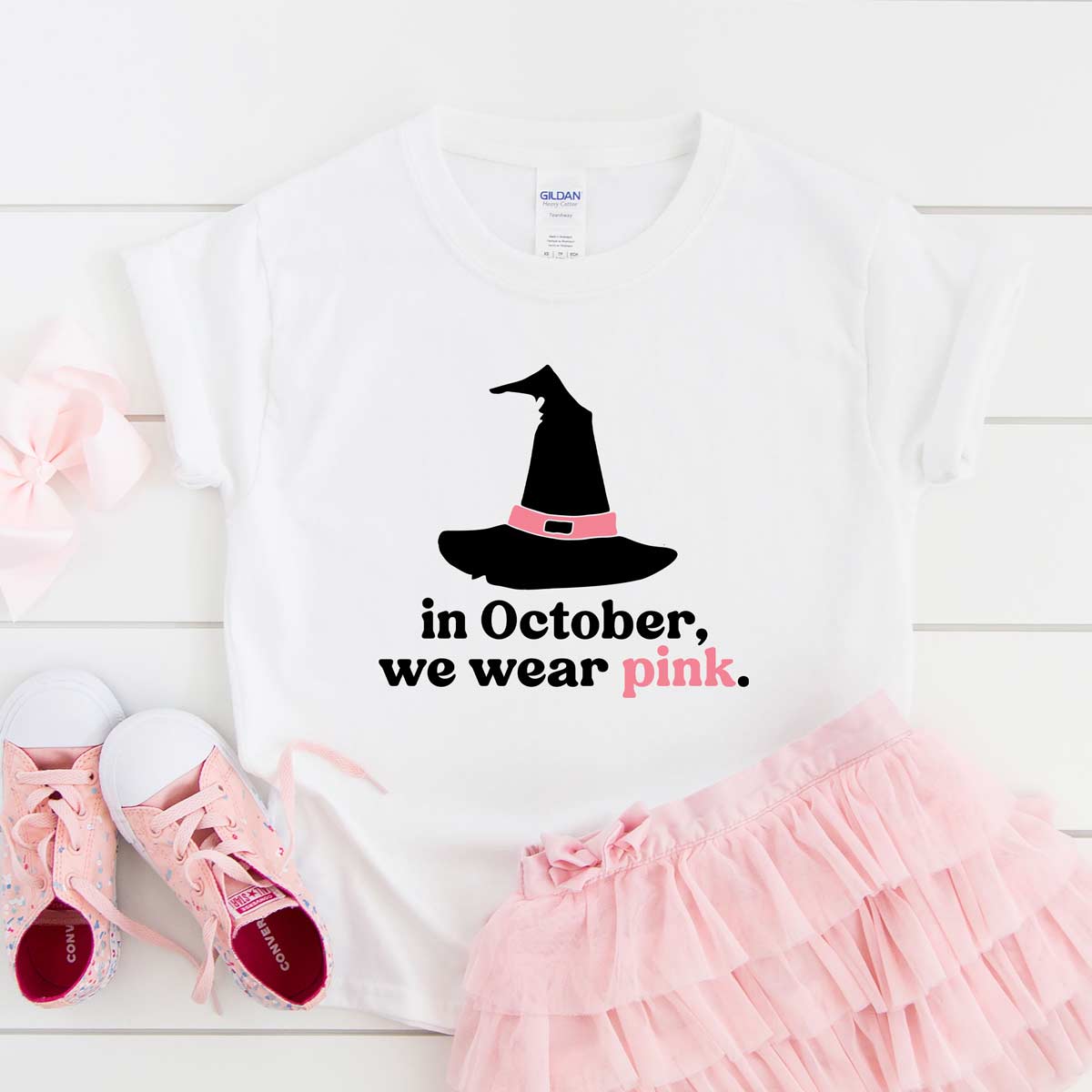 In October We Wear Pink SVG Cut File