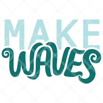 Make Waves SVG Cut File