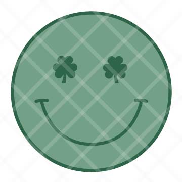 Shamrock Smile SVG Cut File