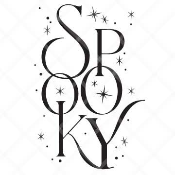 Stunned Lettering Svg Spooky Lettering SVG Cut File – Weekend Craft Studio