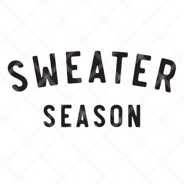 Sweater Season SVG Cut File