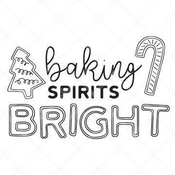 Baking Spirits Bright SVG Cut File