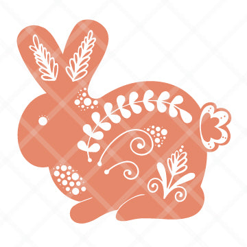 Danish Bunny SVG Cut File