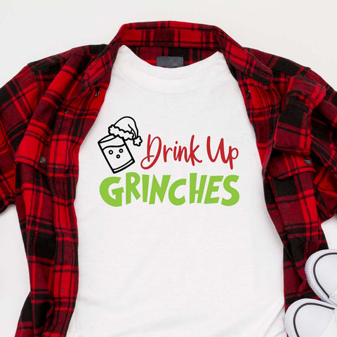 Drink Up Grinches SVG Cut File