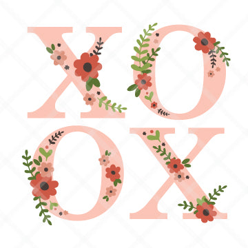 Embellished XOXO SVG Cut File