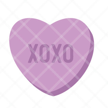 Heart XOXO SVG Cut File