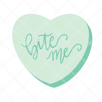 Heart Bite Me SVG Cut File