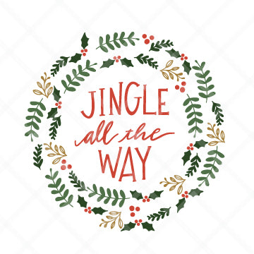 Jingle All The Way SVG Cut File