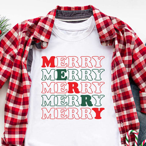 Merry Merry Merry SVG Cut File