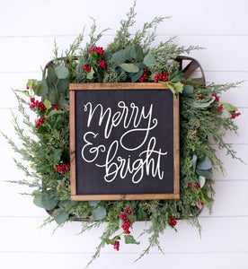 Merry & Bright SVG Cut File