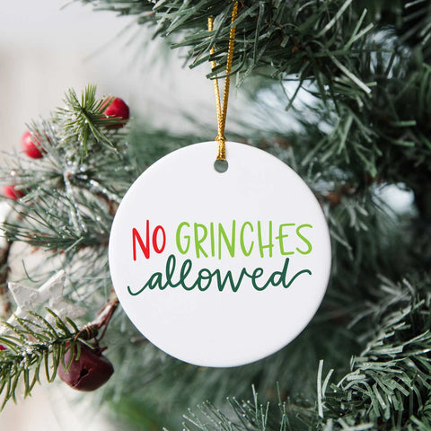 No Grinches Allowed SVG Cut File
